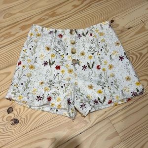 Lulu’s Eyelet Floral Shorts